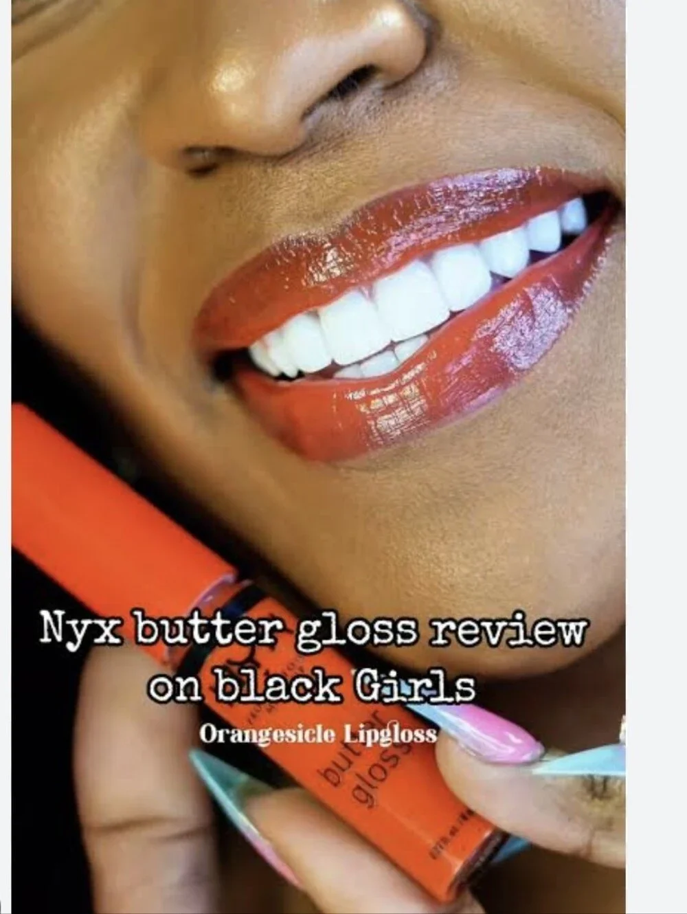 🧚‍♀️ORANGESICLE NYX Cosmetics DISCONTINUED Butter Gloss NWT